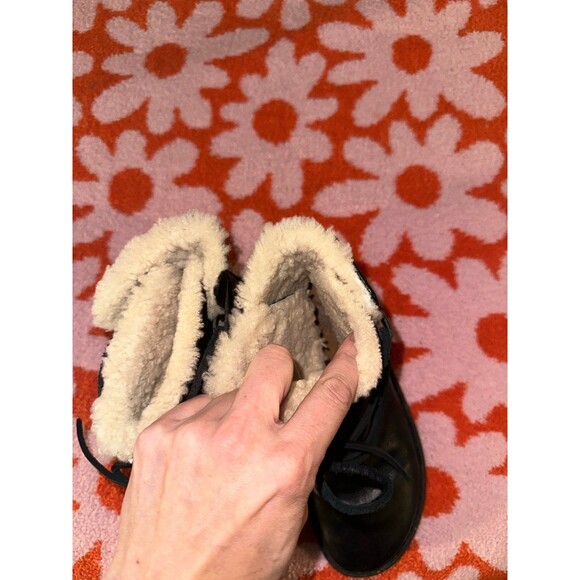 Ugg Black Leather Boots - Picture 2 of 7